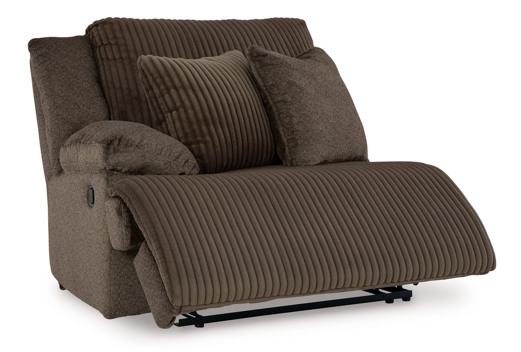 Top Tier Chocolate 2 Piece Recliner Sectional