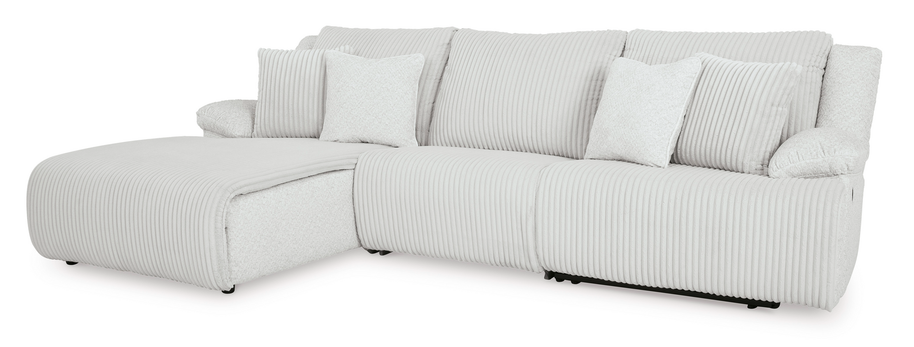 Top Tier 3-Piece Alloy Reclining LAF Sectional