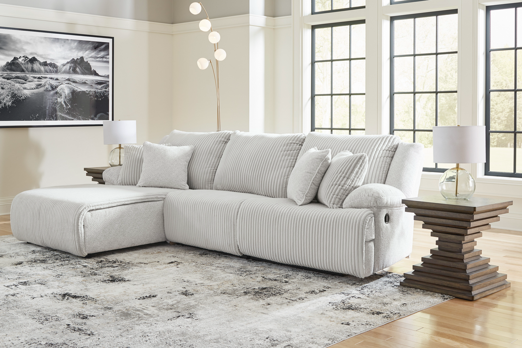 Top Tier 3-Piece Alloy Reclining LAF Sectional