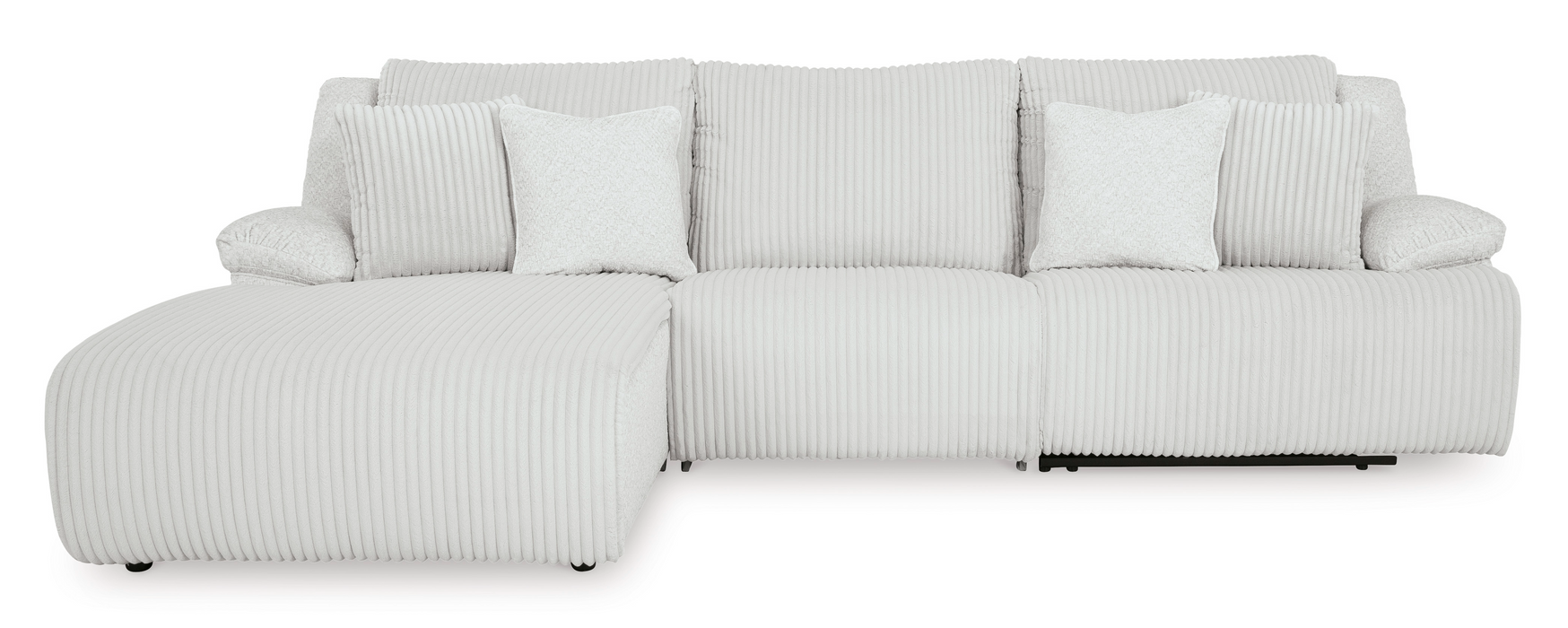 Top Tier 3-Piece Alloy Reclining LAF Sectional