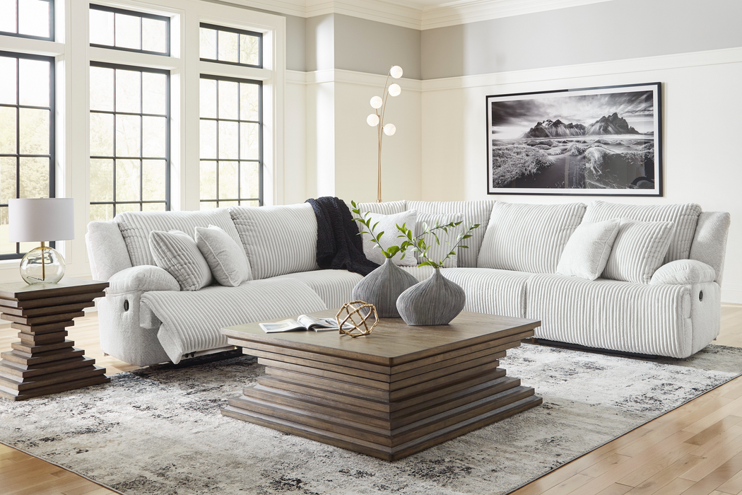 Top Tier Alloy 5-Piece Reclining Sectional