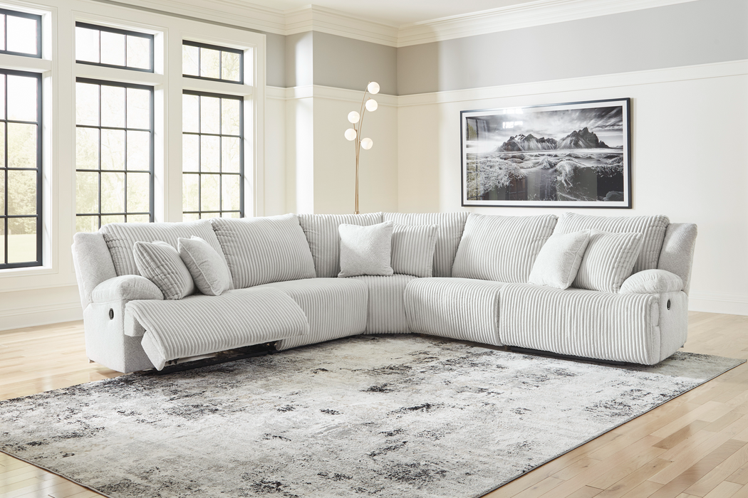 Top Tier Alloy 5-Piece Reclining Sectional