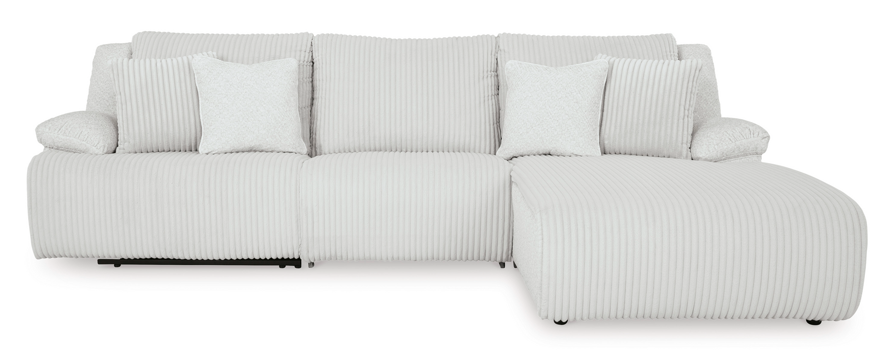 Top Tier 3-Piece Alloy Reclining RAF Sectional