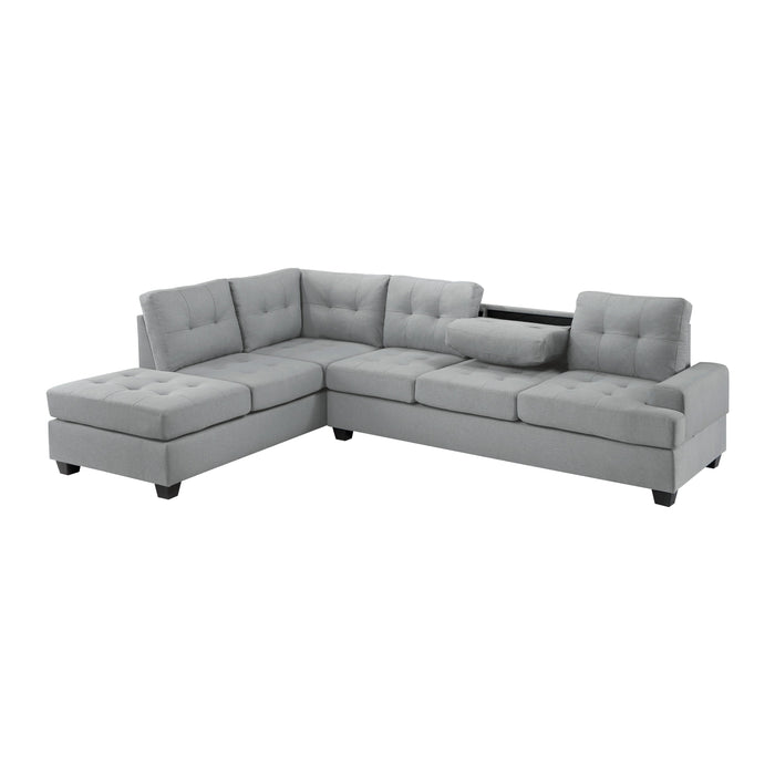 Dunstan Gray Reversible Sectional