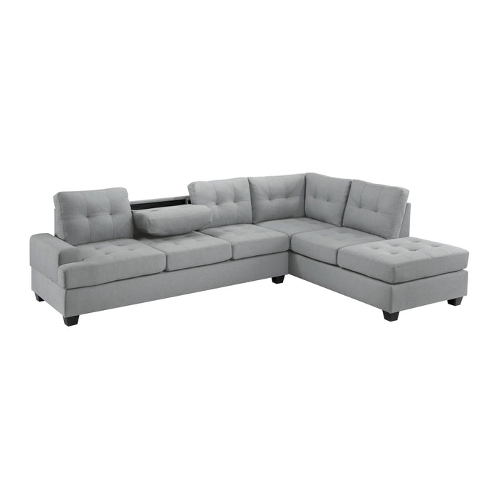 Dunstan Gray Reversible Sectional