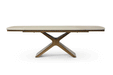 9368 Table Taupe With 1117 Chairs Set - Lara Furniture