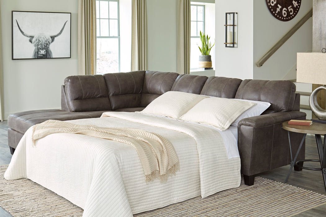 Navi Smoke LAF Sleeper Sectional