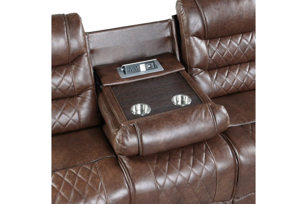 Putnam Brown Reclining Living Room Set