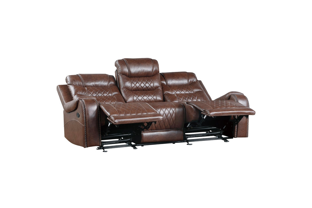 Putnam Brown Reclining Living Room Set