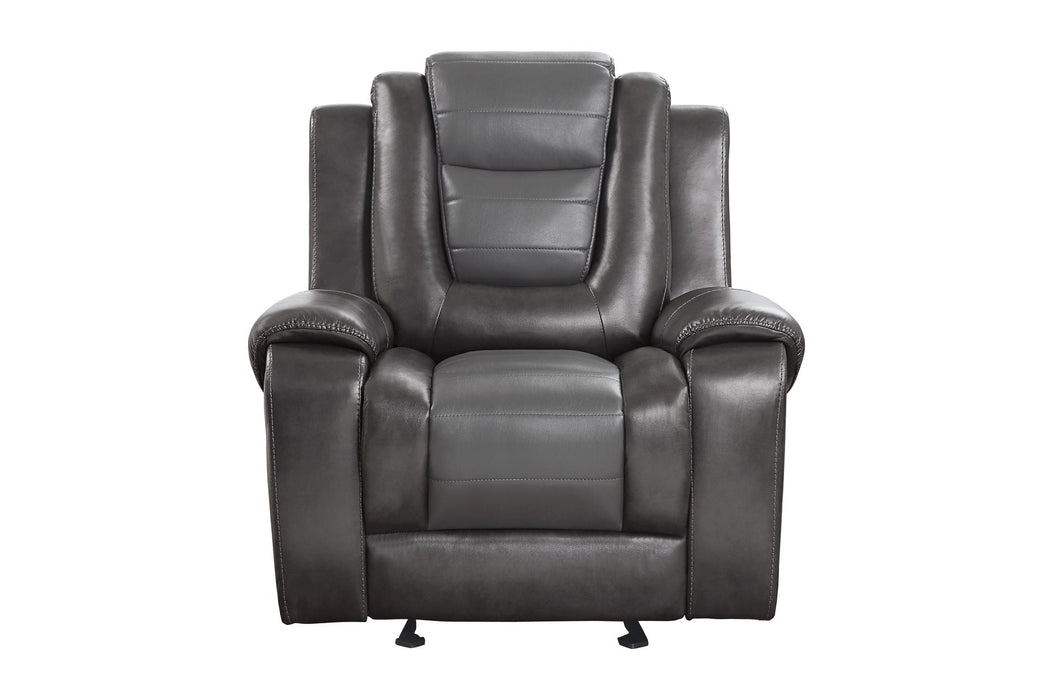 Briscoe Gray Reclining Living Room Set