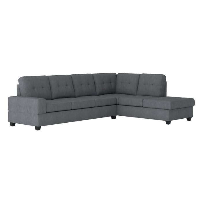 Maston Dark Gray Reversible Sectional