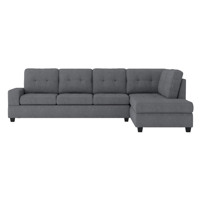 Maston Dark Gray Reversible Sectional