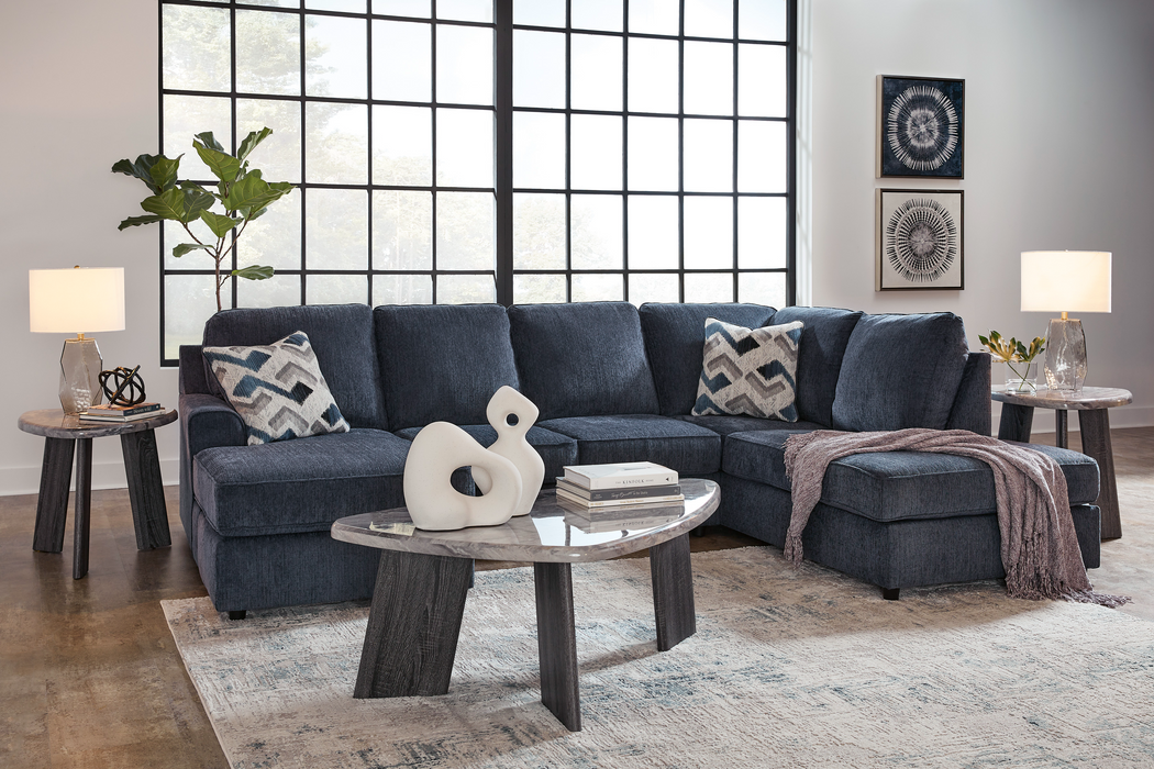 Albar Place Cobalt 2-Piece RAF Sectional