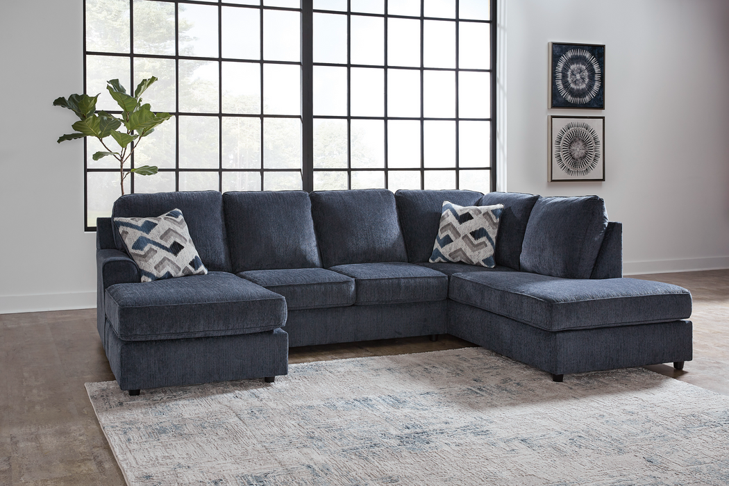 Albar Place Cobalt 2-Piece RAF Sectional