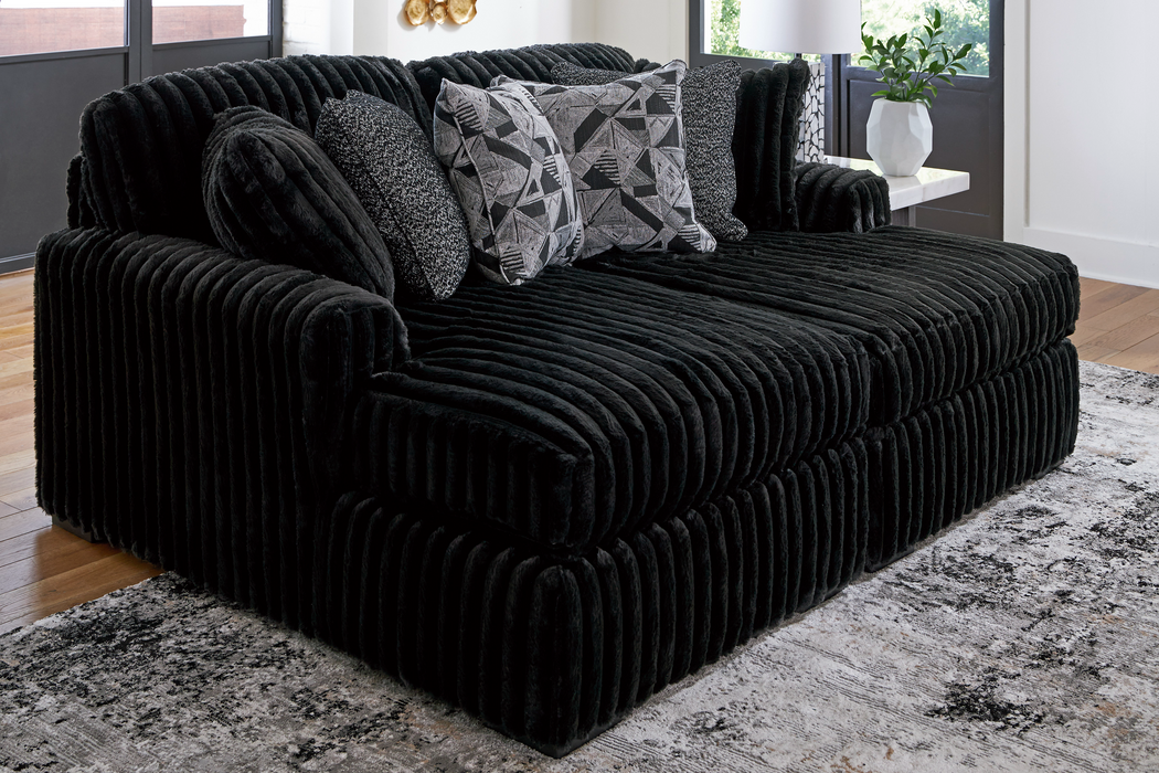 Midnight-Madness Onyx Super Chaise