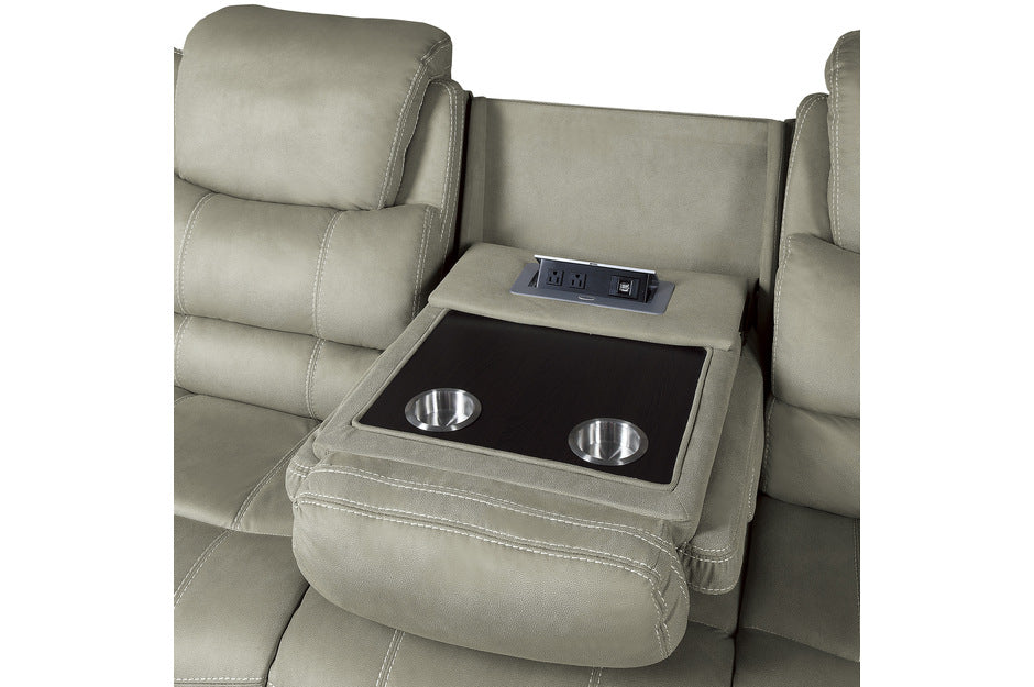 Shola Gray Reclining Living Room Set