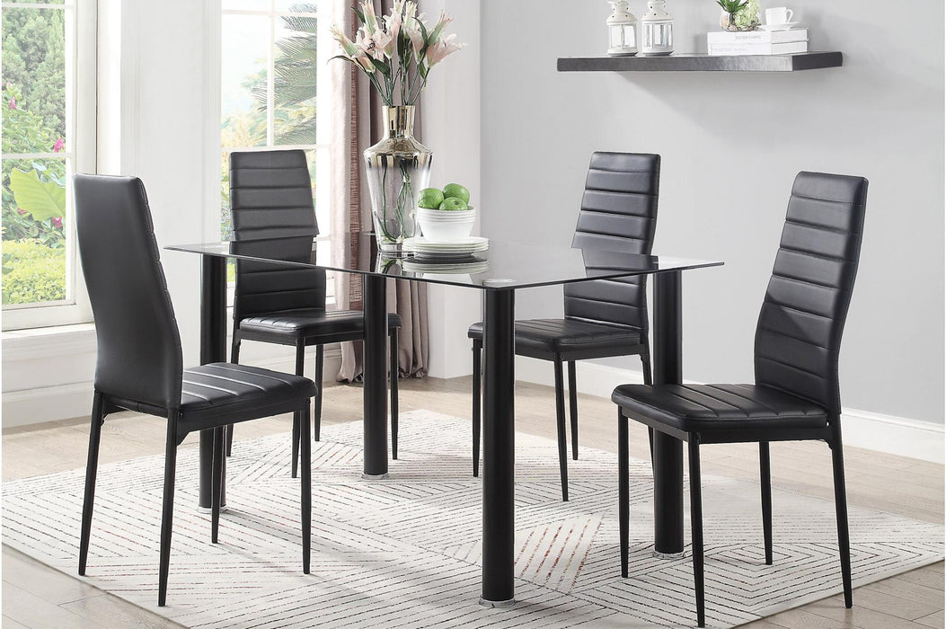 Florian Black Dining Set