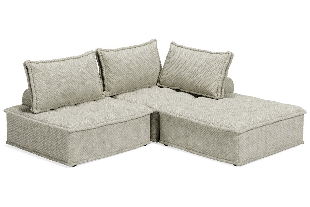 Bales Taupe 3-Piece Modular Seating