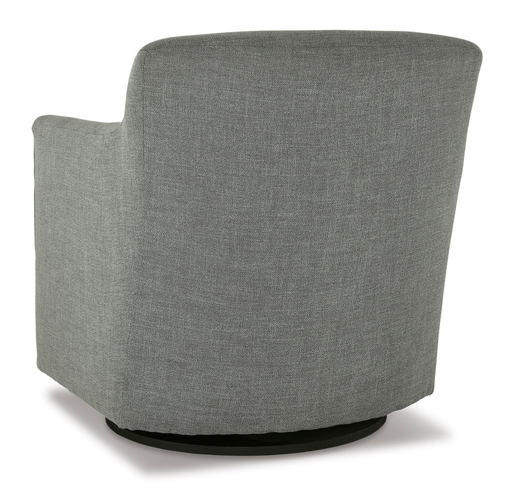 Bradney Smoke Swivel Accent Chair