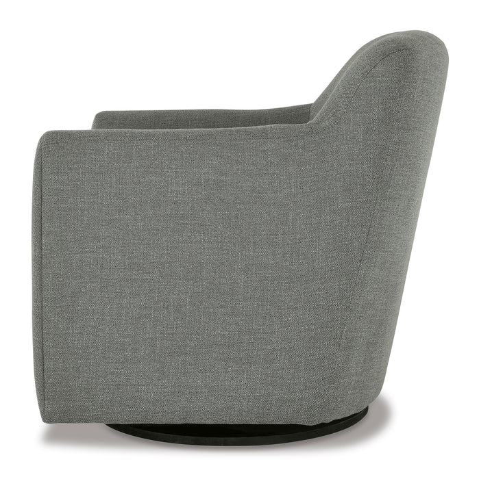 Bradney Smoke Swivel Accent Chair