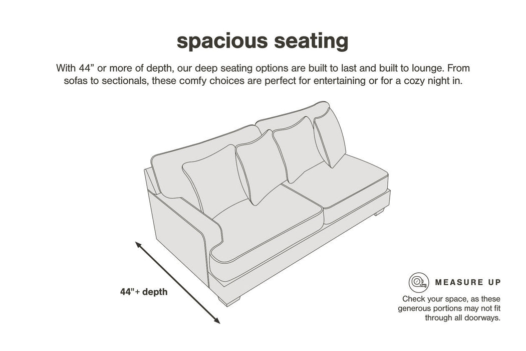 Temmpton Chocolate 2-Piece Power Reclining Sectional Loveseat -  Ashley - Lara Furniture