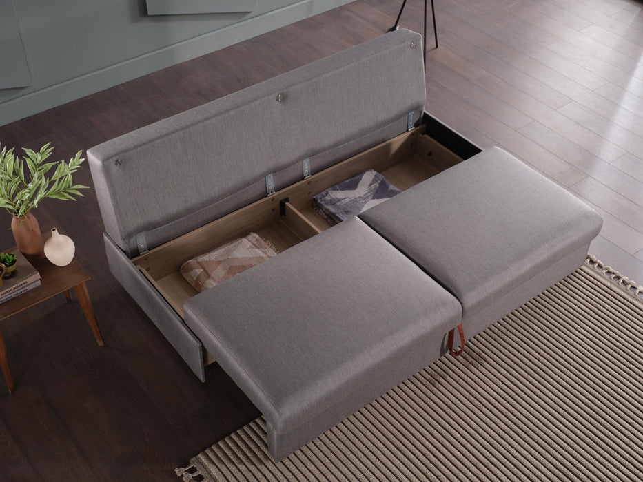 Ava 3 Seat Sleeper (Bell B. Light Gray)