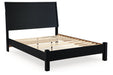 Danziar Black Queen Platform Bed -  Ashley - Lara Furniture