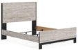 Vessalli Gray Queen Panel Bed -  Ashley - Lara Furniture