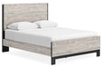 Vessalli Gray Queen Panel Bed -  Ashley - Lara Furniture