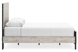 Vessalli Gray Queen Panel Bed