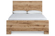 Hyanna Tan Brown Queen Panel Bed -  Ashley - Lara Furniture