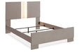 Surancha Gray Queen Panel Bed -  Ashley - Lara Furniture