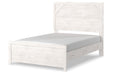 Gerridan White/Gray Full Panel Bed -  - Lara Furniture