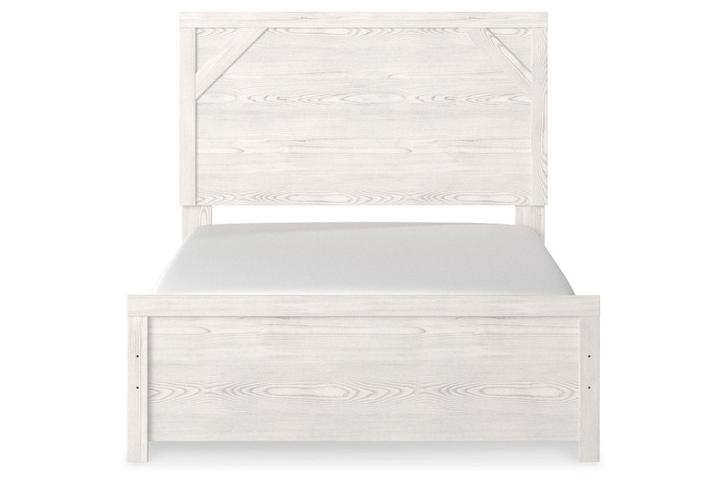 Gerridan White/Gray Full Panel Bed -  - Lara Furniture