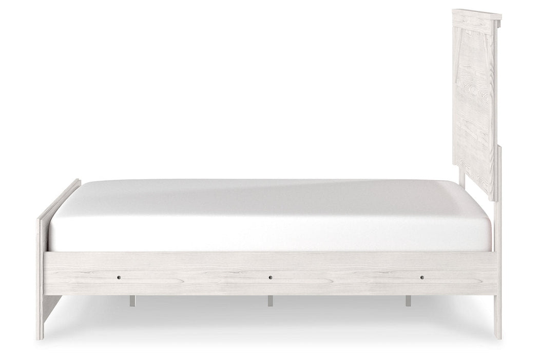 Gerridan White/Gray Full Panel Bed -  - Lara Furniture