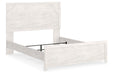 Gerridan White/Gray Queen Panel Bed - Ashley - Lara Furniture