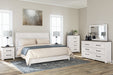 Gerridan White/Gray King Panel Bed -  - Lara Furniture