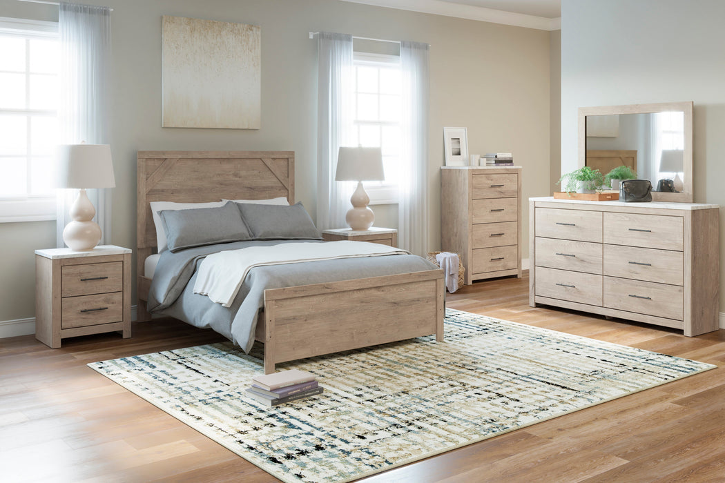 Senniberg Light Brown-White Youth Bedroom Set - Lara Furniture