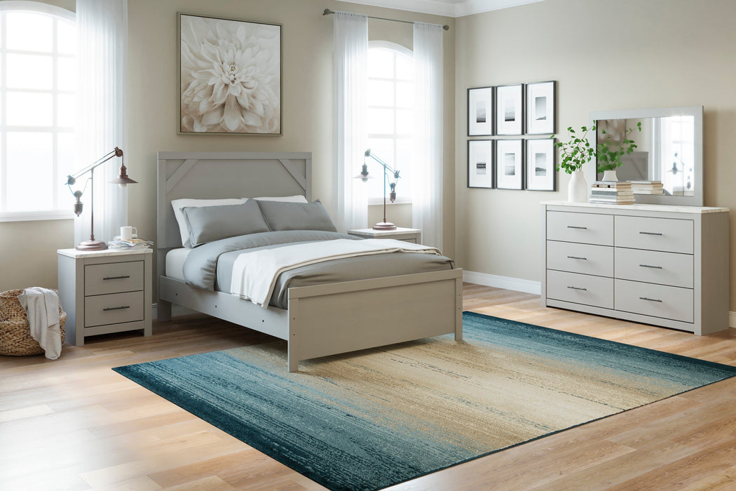 Cottenburg Light Gray-White Youth Bedroom Set - Lara Furniture