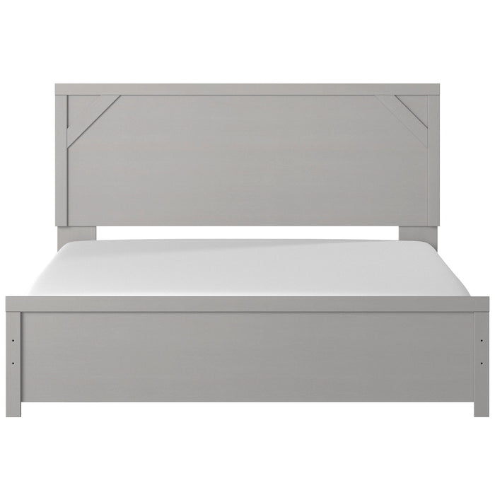 Cottonburg Light Gray/White Panel Bedroom Set