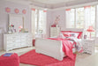 Anarasia White Sleigh Youth Bedroom Set - Lara Furniture