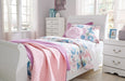 Anarasia White Sleigh Youth Bedroom Set - Lara Furniture