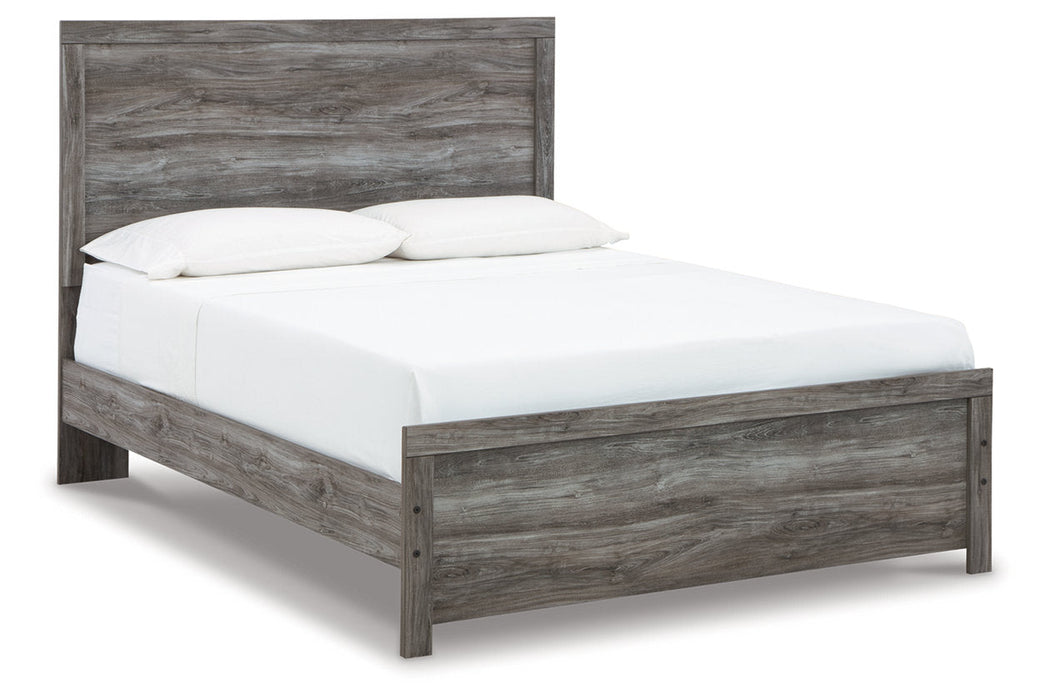 Bronyan Dark Gray Queen Panel Bed