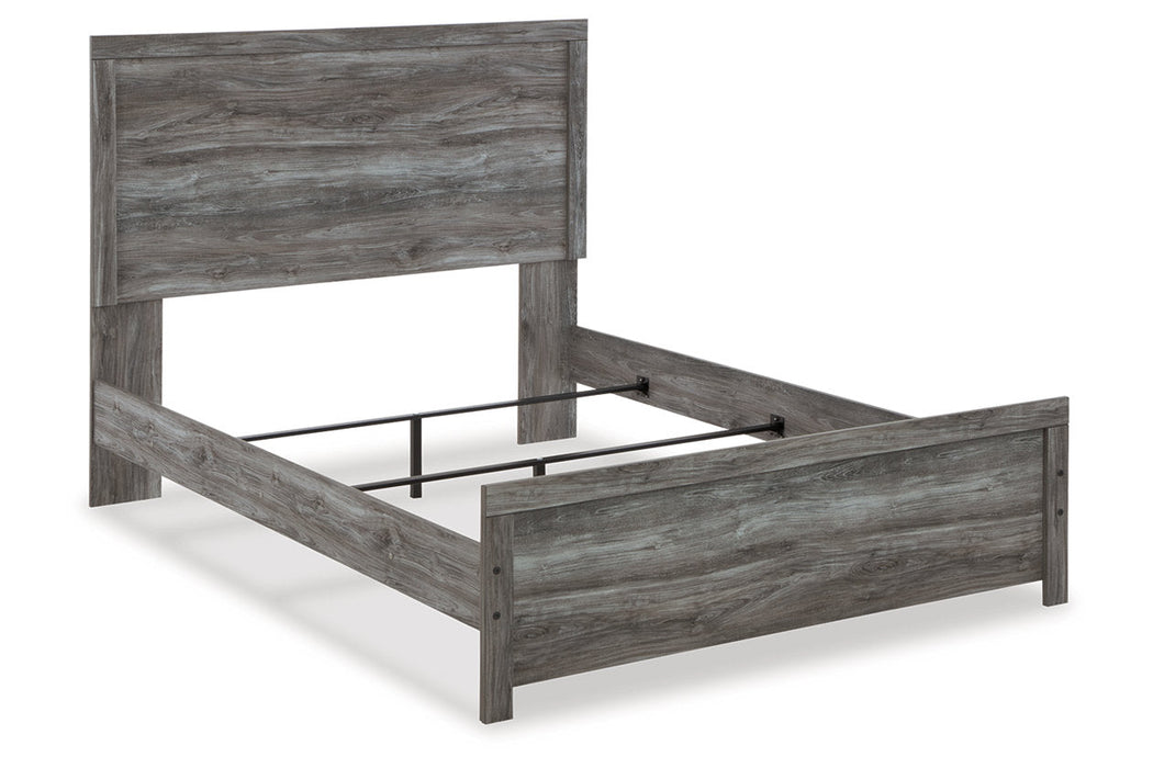 Bronyan Dark Gray Queen Panel Bed