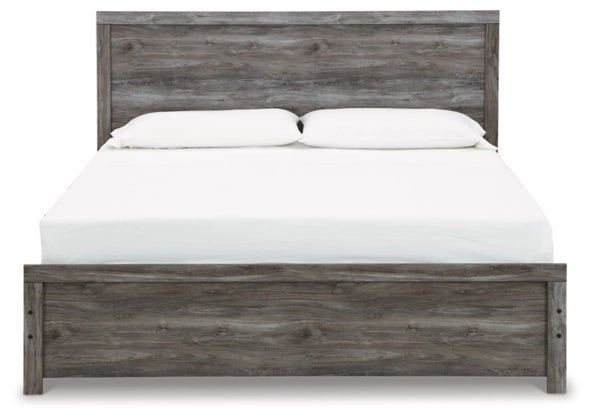 Bronyan  Dark Gray King Panel Bed