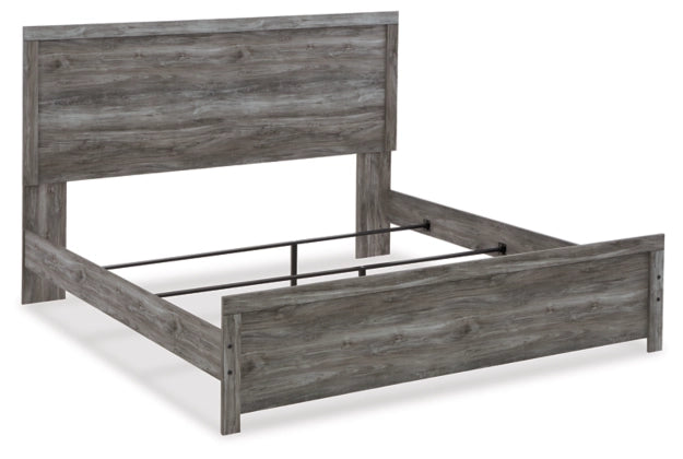 Bronyan  Dark Gray King Panel Bed