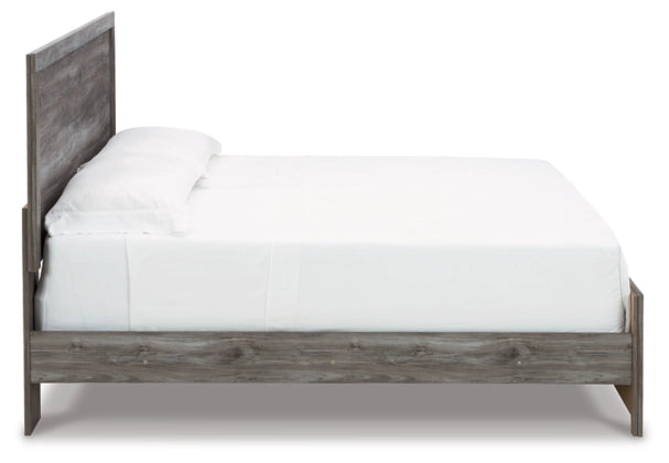 Bronyan  Dark Gray King Panel Bed