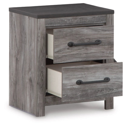 Bronyan Dark Gray Panel Bedroom Set