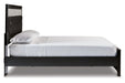 Kaydell Black Queen Upholstered Platform Bed -  Ashley - Lara Furniture