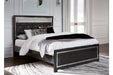 Kaydell Black Queen Upholstered Platform Bed -  Ashley - Lara Furniture